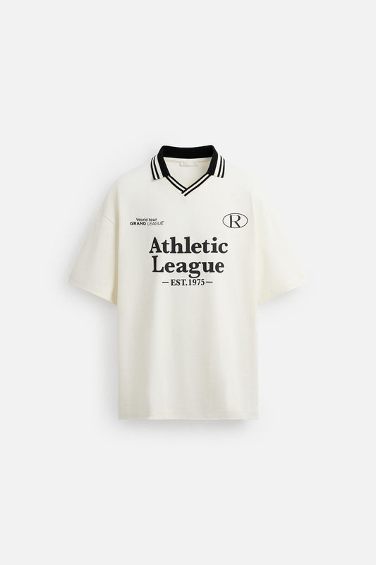 RETRO RUGBY STRUCTURE POLO SHIRT - KANDRA