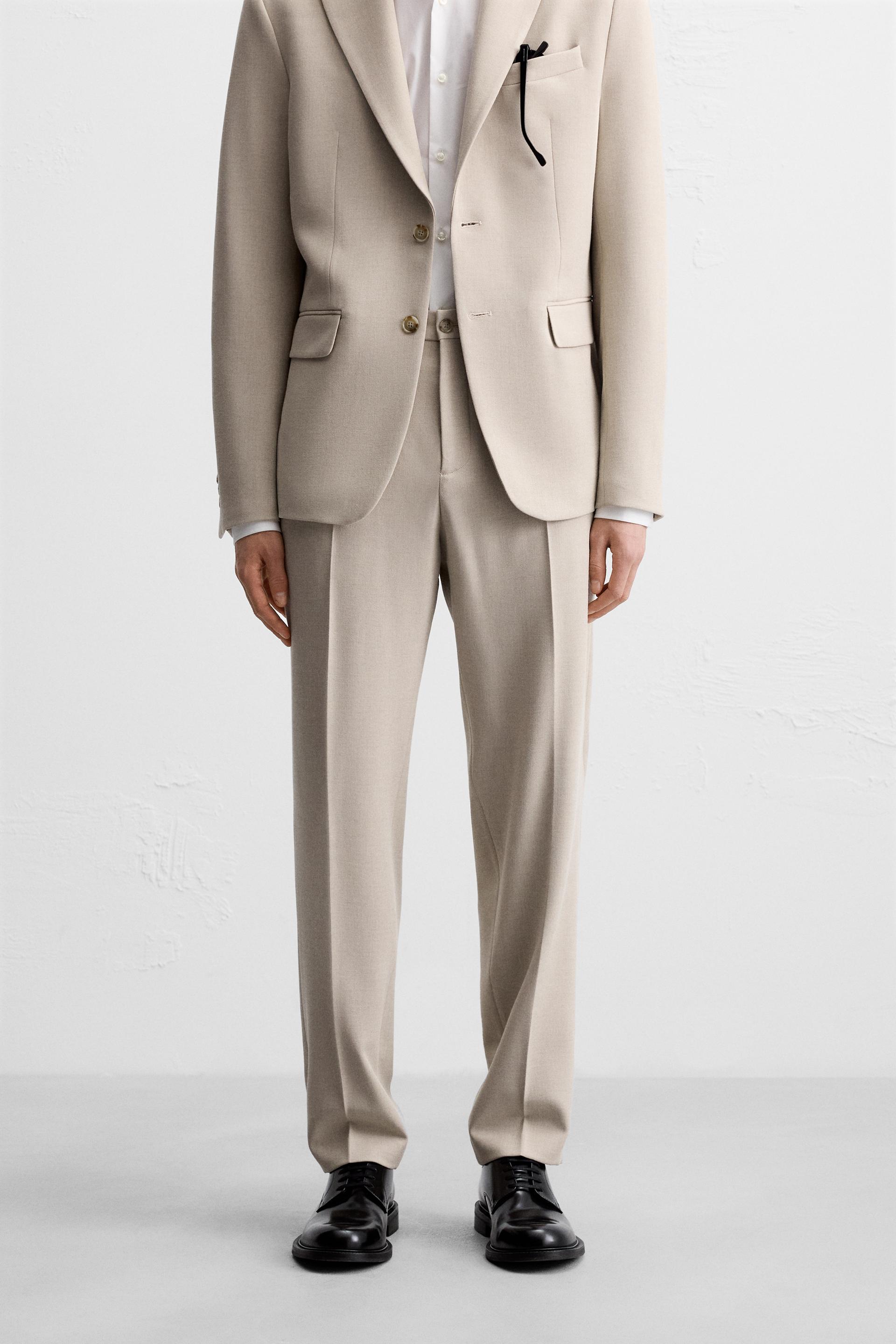 SLIM FIT SUIT PANTS - KANDRA