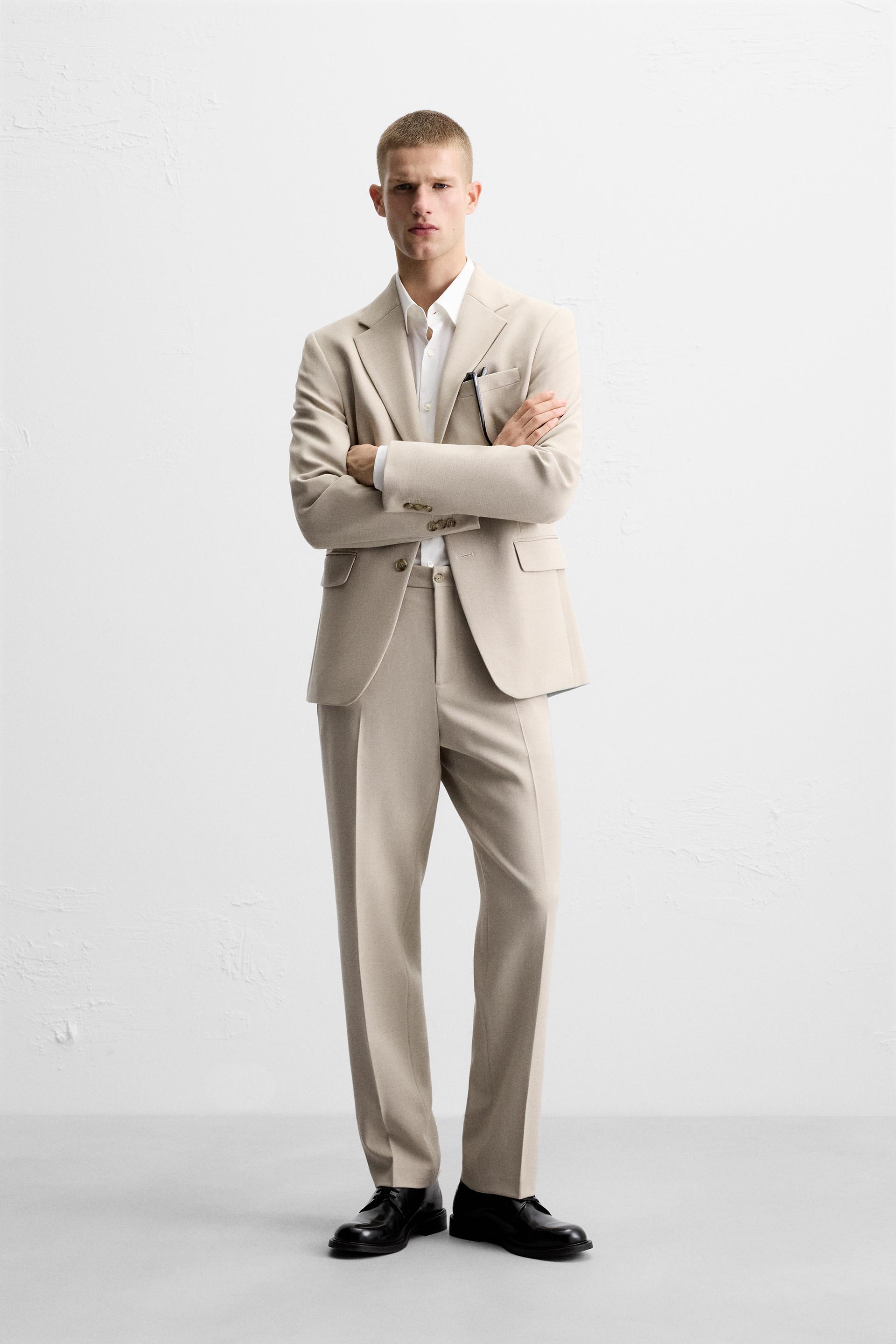 SLIM FIT SUIT PANTS - KANDRA