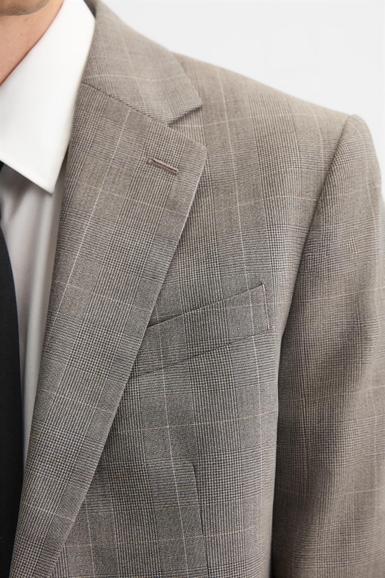 PLAID SUIT BLAZER - KANDRA
