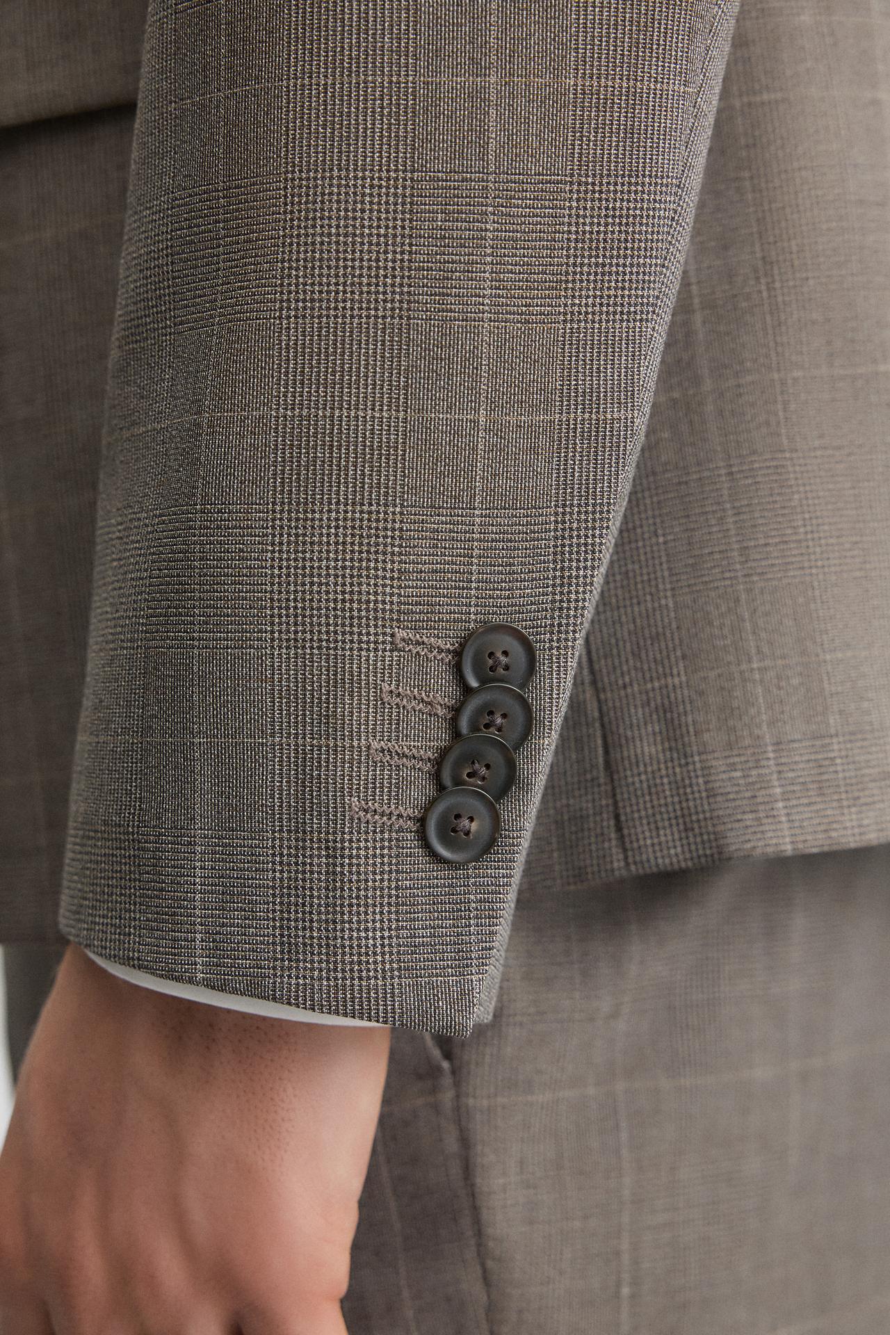PLAID SUIT BLAZER - KANDRA