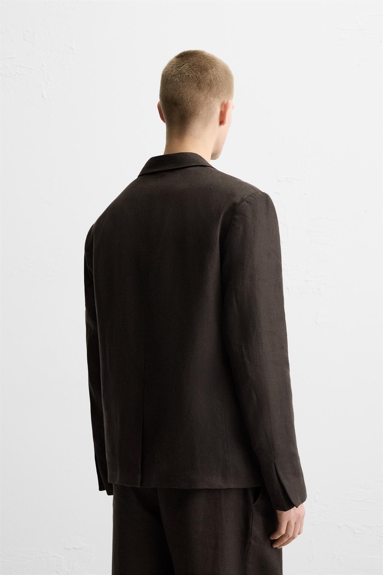 100% LINEN SUIT BLAZER - KANDRA