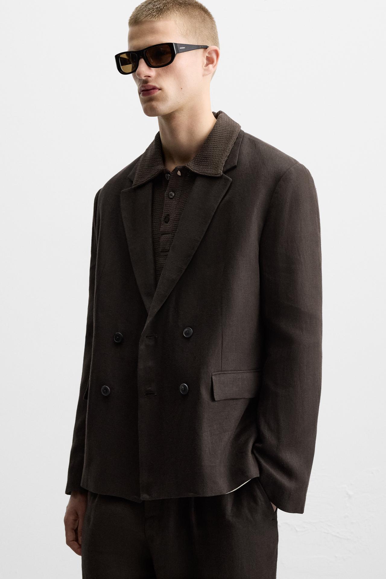 100% LINEN SUIT BLAZER - KANDRA