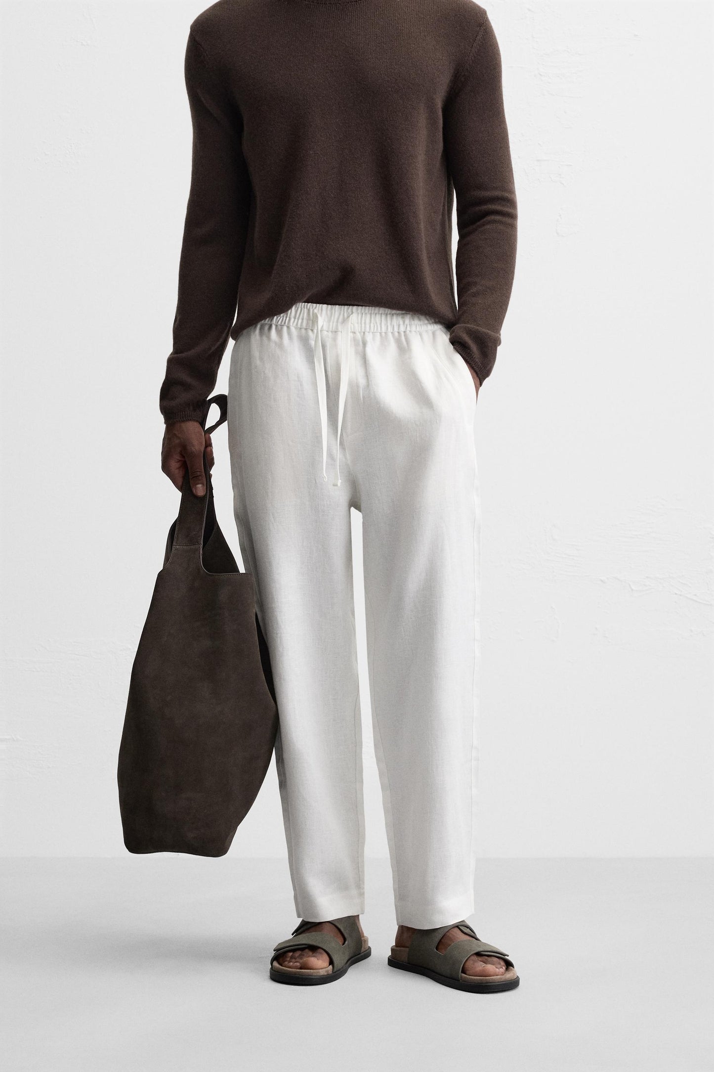 100% LINEN PANTS - KANDRA