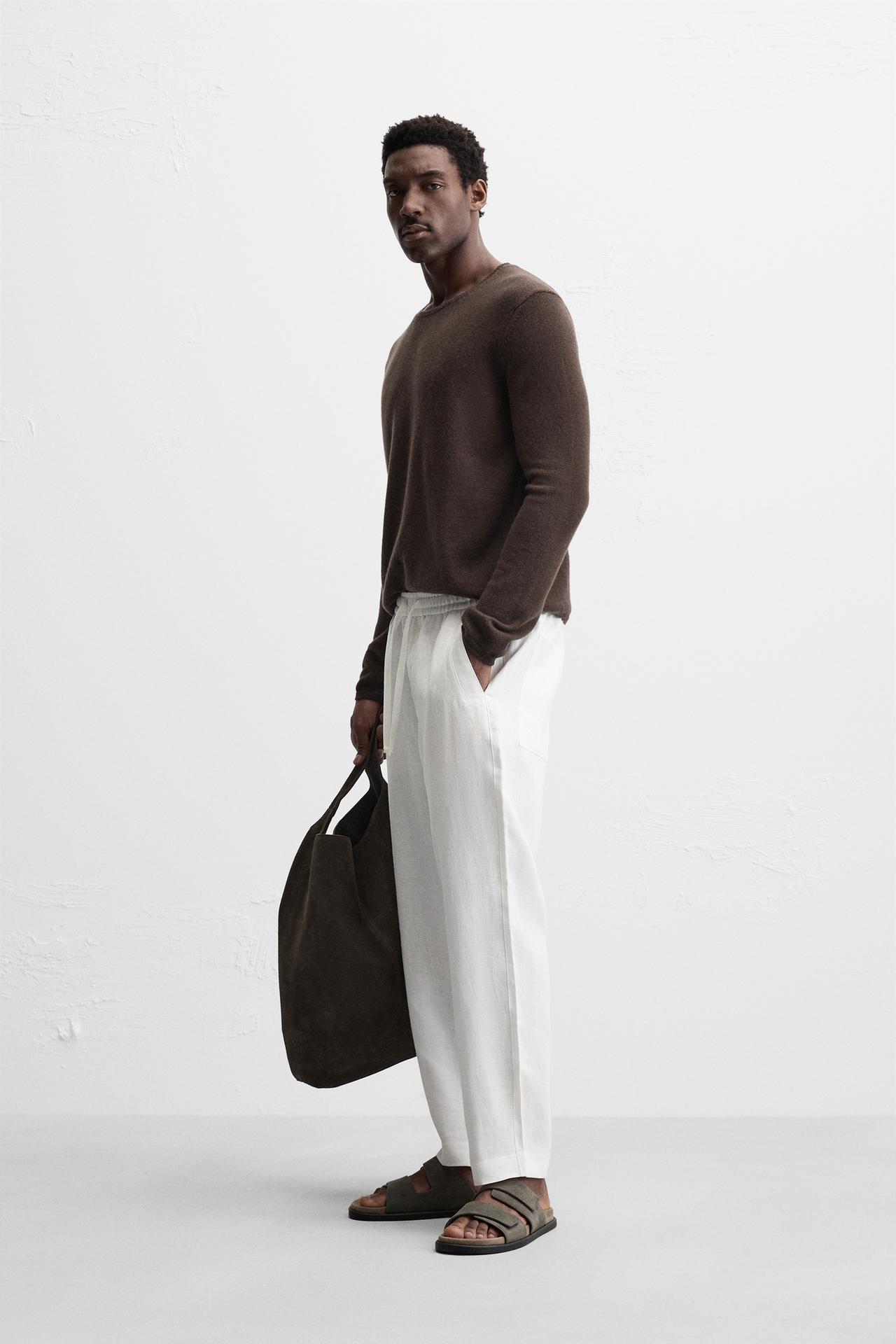 100% LINEN PANTS - KANDRA