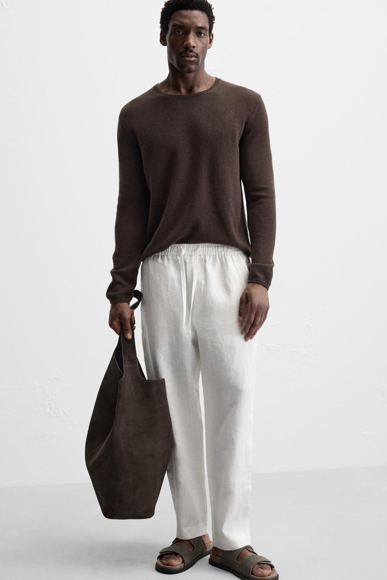 100% LINEN PANTS - KANDRA